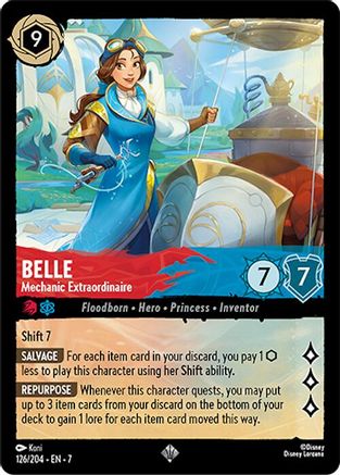 (126/204)  Belle - Mechanic Extraordinaire - Archazia's Island  Normal