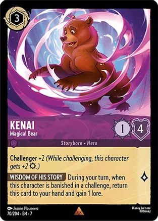 (070/204)  Kenai - Magical Bear - Archazia's Island  Cold Foil