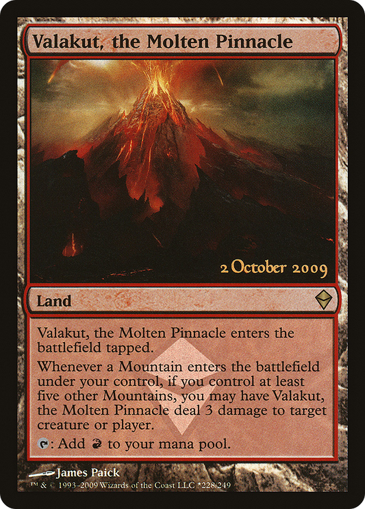 Valakut, the Molten Pinnacle (PZEN-228★) - Zendikar Promos Foil