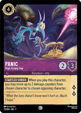 (075/204)  Panic - High-Strung Imp - Archazia's Island  Cold Foil