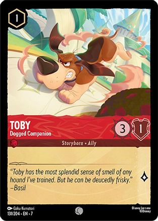(131/204)  Toby - Dogged Companion - Archazia's Island  Cold Foil