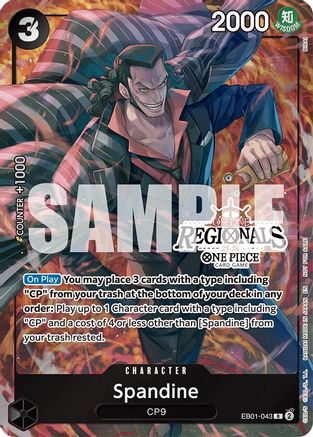 (EB01-043) Spandine (Offline Regional Participation Pack 2025 Vol.1) - One Piece Promotion Cards Normal