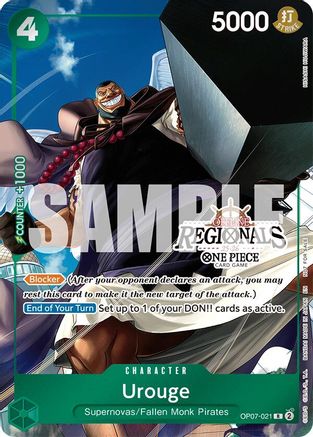 (OP07-021) Urouge (Offline Regional Participation Pack 2025 Vol.1) - One Piece Promotion Cards Normal