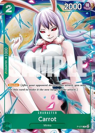 (P-070) Carrot (Event Pack Vol. 6) - One Piece Promotion Cards Foil
