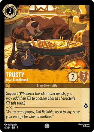 (006/204)  Trusty - Loyal Bloodhound - Archazia's Island  Normal