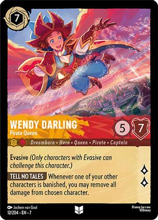(012/204)  Wendy Darling - Pirate Queen - Archazia's Island  Normal