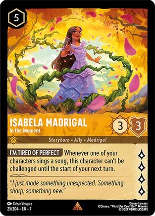 (025/204)  Isabela Madrigal - In the Moment - Archazia's Island  Normal