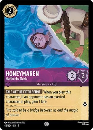 (048/204)  Honeymaren - Northuldra Guide - Archazia's Island  Cold Foil