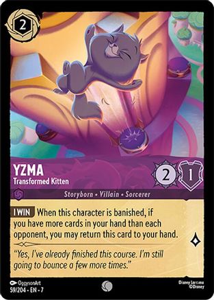 (059/204)  Yzma - Transformed Kitten - Archazia's Island  Normal