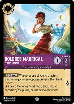 (078/204)  Dolores Madrigal - Within Earshot - Archazia's Island  Normal