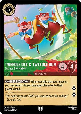 (103/204)  Tweedledee & Tweedledum - Strange Storytellers - Archazia's Island  Normal