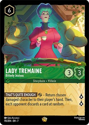 (115/204)  Lady Tremaine - Bitterly Jealous - Archazia's Island  Cold Foil