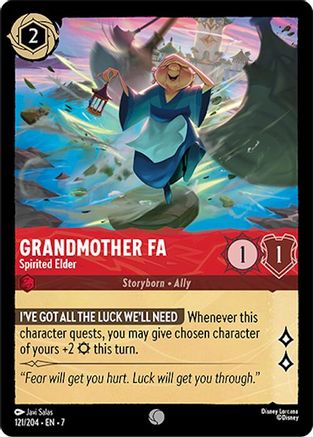 (121/204)  Grandmother Fa - Spirited Elder - Archazia's Island  Cold Foil