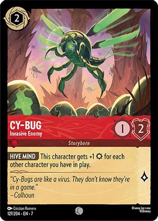 (127/204)  Cy-Bug - Invasive Enemy - Archazia's Island  Cold Foil