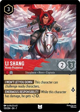 (133/204)  Li Shang - Newly Promoted - Archazia's Island  Normal