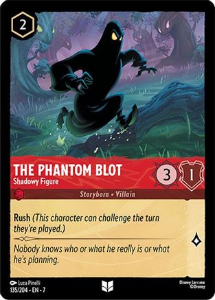 (135/204)  The Phantom Blot - Shadowy Figure - Archazia's Island  Normal