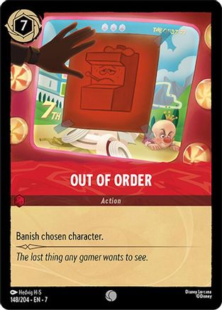 (148/204)  Out of Order - Archazia's Island  Cold Foil
