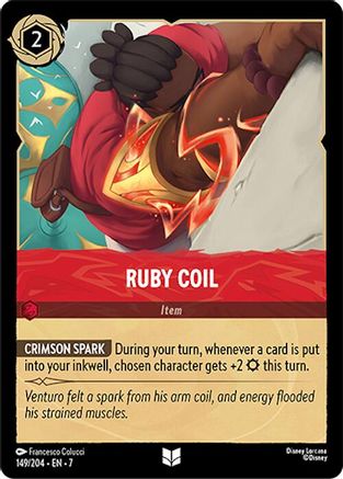 (149/204)  Ruby Coil - Archazia's Island  Normal