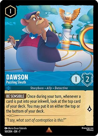 (161/204)  Dawson - Puzzling Sleuth - Archazia's Island  Cold Foil