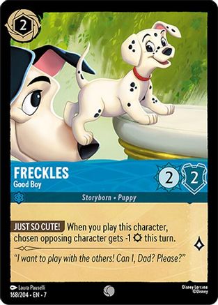 (168/204)  Freckles - Good Boy - Archazia's Island  Cold Foil