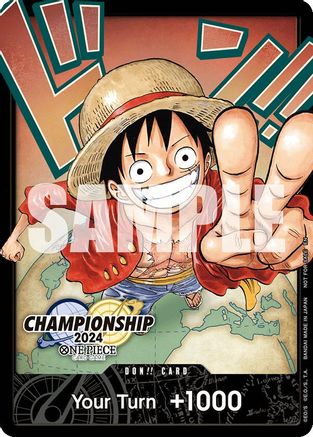 DON!! Card (Championship 2024 World Final) - One Piece Promotion Cards Nonfoil