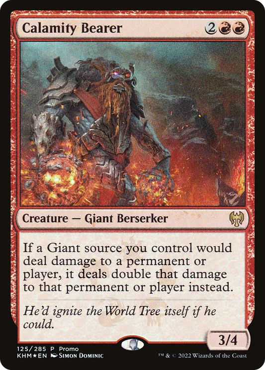 Calamity Bearer (MEDIA-125★) - Kaldheim Promos Foil