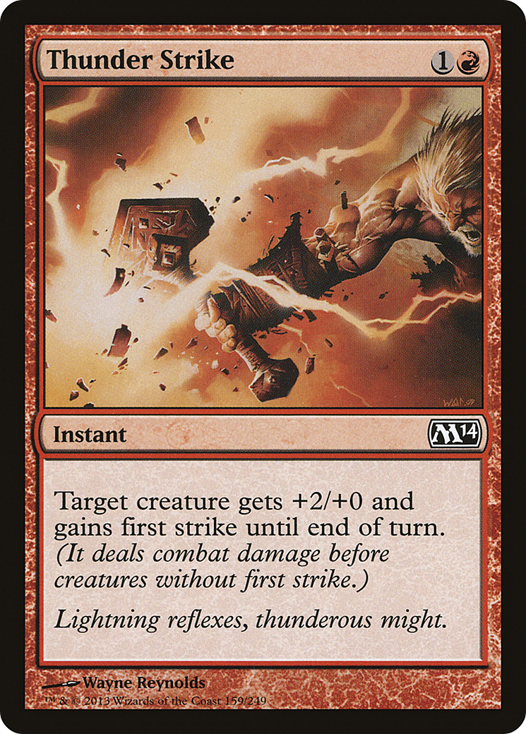 Thunder Strike (M14-159) - Magic 2014 Foil