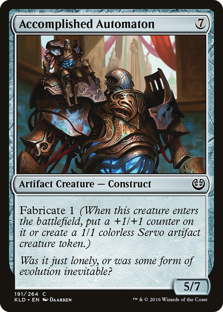 Accomplished Automaton (KLD-191) - Kaladesh Foil