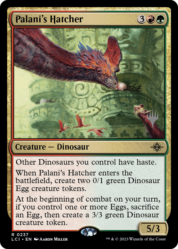 Palani's Hatcher (PLCI-237P) - The Lost Caverns of Ixalan Promos