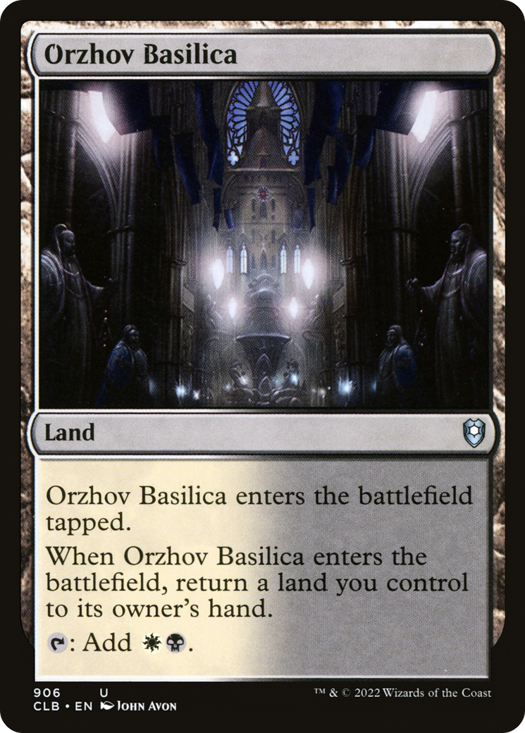 Orzhov Basilica (CLB-906) - Commander Legends: Battle for Baldur's Gate