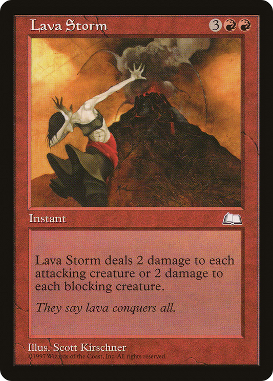 Lava Storm (WTH-110) - Weatherlight