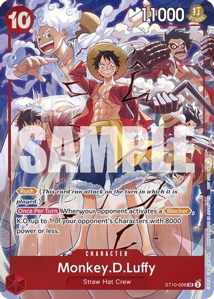(ST10-006) Monkey.D.Luffy (One Piece Day Dallas 2025) - One Piece Promotion Cards Foil