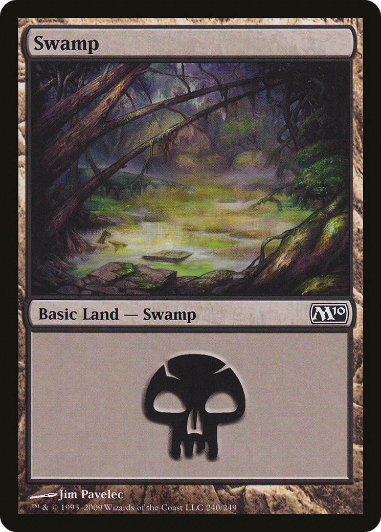 Swamp (M10-240) - Magic 2010 Foil