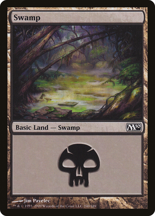 Swamp (M10-240) - Magic 2010 Foil