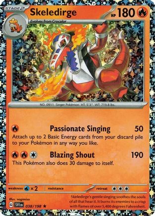 Skeledirge (Sparkle Holo) (38/198) - Miscellaneous Cards & Products Holofoil - Rare