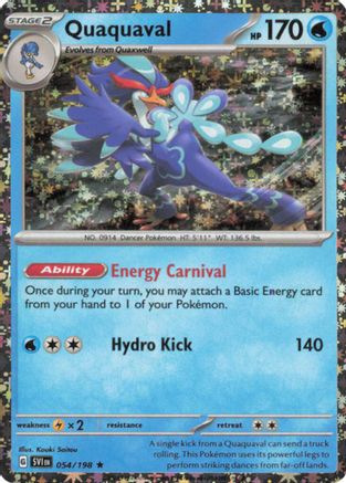 Quaquaval (Sparkle Holo) (54/198) - Miscellaneous Cards & Products Holofoil - Promo