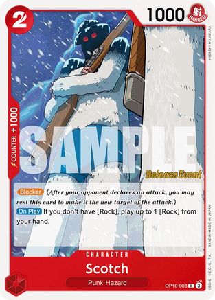 (OP10-008) Scotch - Royal Blood Release Event Cards Normal