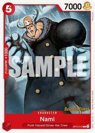 (OP10-013) Nami (013) - Royal Blood Release Event Cards Normal