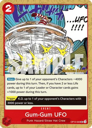 (OP10-020) Gum-Gum UFO - Royal Blood Release Event Cards Normal