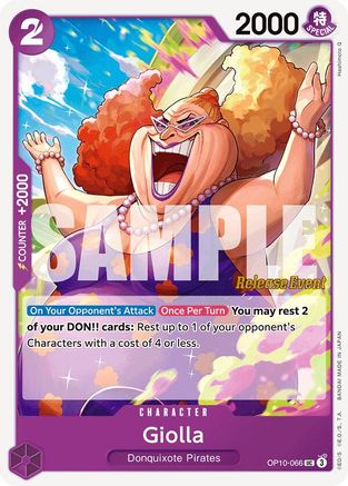 (OP10-066) Giolla - Royal Blood Release Event Cards Normal