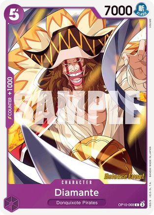(OP10-068) Diamante - Royal Blood Release Event Cards Normal
