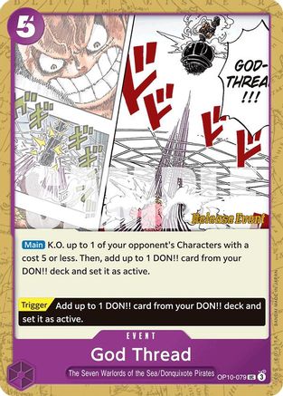 (OP10-079) God Thread - Royal Blood Release Event Cards Normal