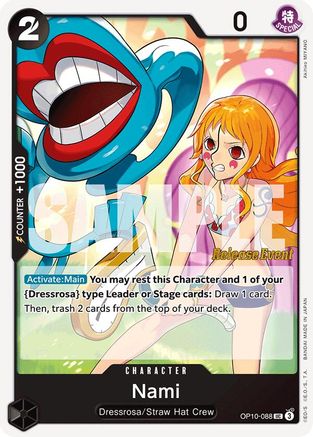 (OP10-088) Nami (088) - Royal Blood Release Event Cards Normal