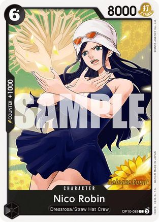 (OP10-089) Nico Robin - Royal Blood Release Event Cards Normal