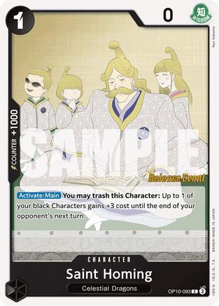 (OP10-093) Saint Homing - Royal Blood Release Event Cards Normal