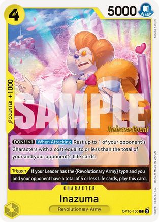 (OP10-100) Inazuma - Royal Blood Release Event Cards Normal