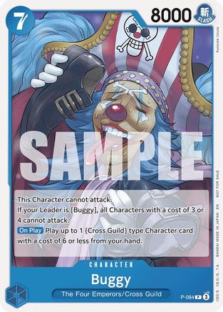(P-084) Buggy (OP10 Release Event) - One Piece Promotion Cards Normal