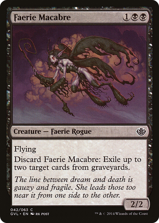 Faerie Macabre (DD3-042) - Duel Decks Anthology: Garruk vs. Liliana