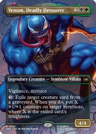 Venom, Deadly Devourer (Borderless) (SPE-022) - Marvel's Spider-Man: Eternal-Legal (Borderless)