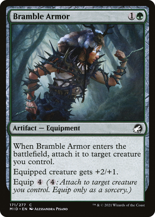 Bramble Armor (MID-171) - Innistrad: Midnight Hunt Foil